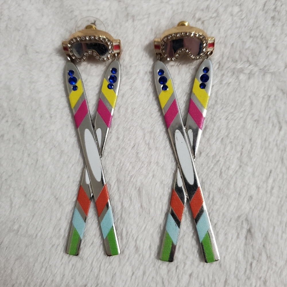 Sugarfix By Bauble Bar Ski & Goggle Earrings
